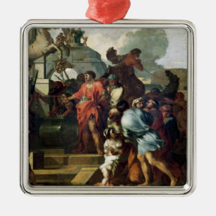 Adorno Metálico Augusto ante la tumba de Alejandro III