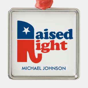 Adorno Metálico Aumentado a la derecha - personalizado