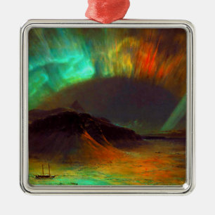 Adorno Metálico Aurora Borealis - aurora boreal