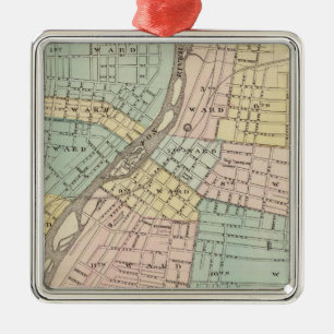 Adorno Metálico Aurora, Naperville y Wheaton