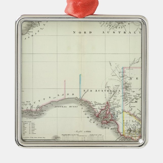 Adorno Metálico Austral-Continente (Frente)