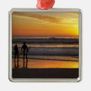 Adorno Metálico Australia, Queensland, Gold Coast, surfistas en