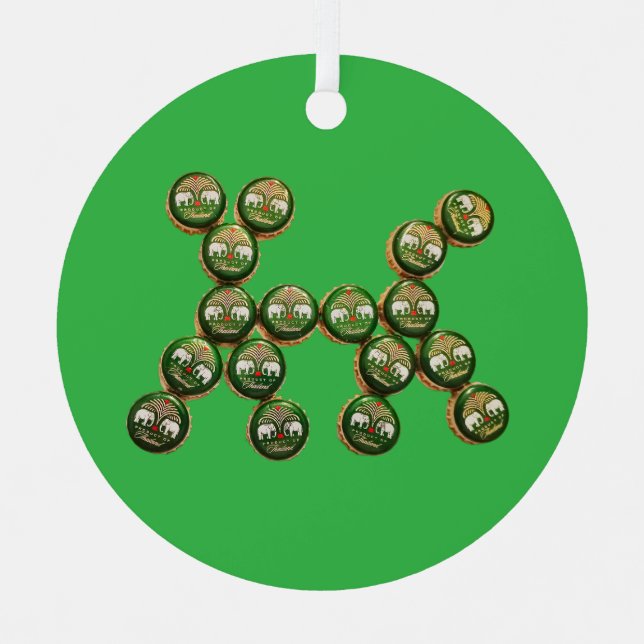 Adorno Metálico ​🐶 Authentic Chang Beer Cap Dog (Anverso)