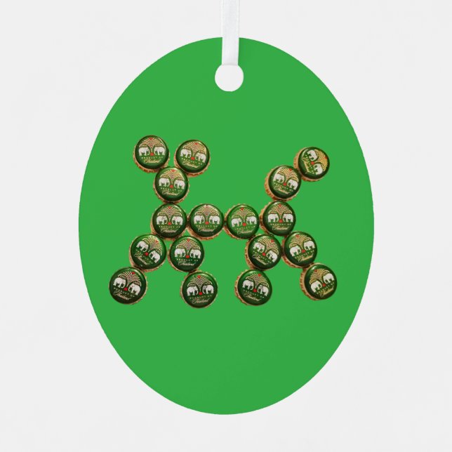 Adorno Metálico ​🐶 Authentic Chang Beer Cap Dog (Anverso)