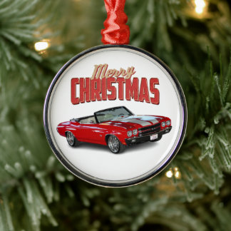 Adorno Metálico Auto muscular clásico