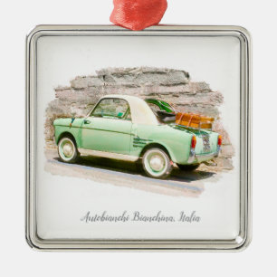Adorno Metálico Autobianchi Bianchina Minicar de Italia