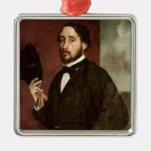 Adorno Metálico Autorretrato de Edgar Degas el  , c.1862
