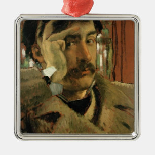 Adorno Metálico Autorretrato de James Tissot el  , c.1865