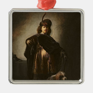 Adorno Metálico Autorretrato en el traje oriental, 1631