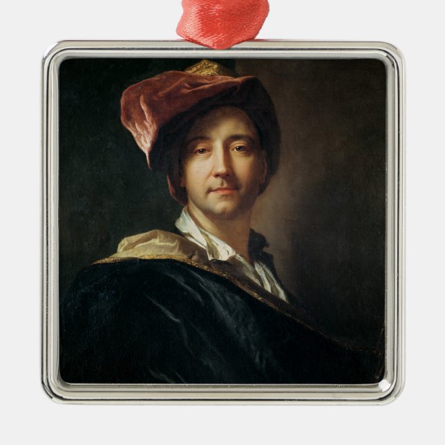 Adorno Metálico Autorretrato en un turbante, 1700 (Frente)