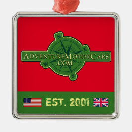 ADORNO METÁLICO AUTOS DE MOTOR DE AVENTURA