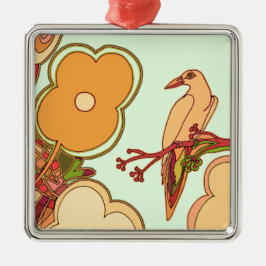 Adorno Metálico Aves caprichosas
