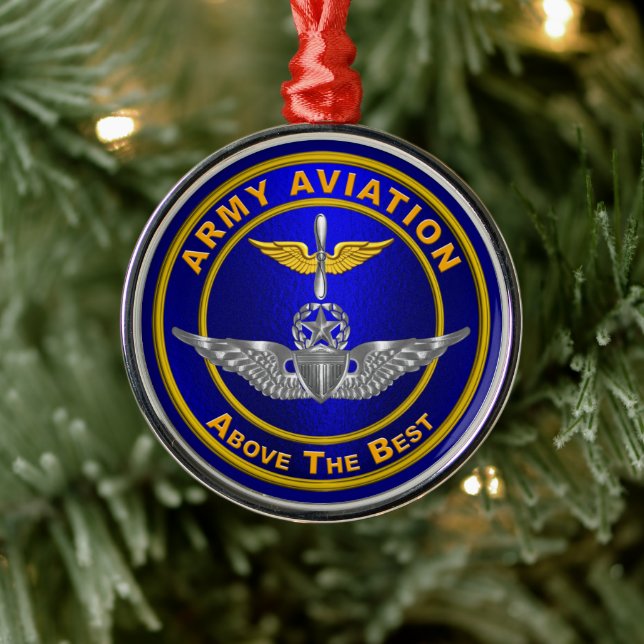 ADORNO METÁLICO AVIACIÓN DEL EJÉRCITO (Árbol)