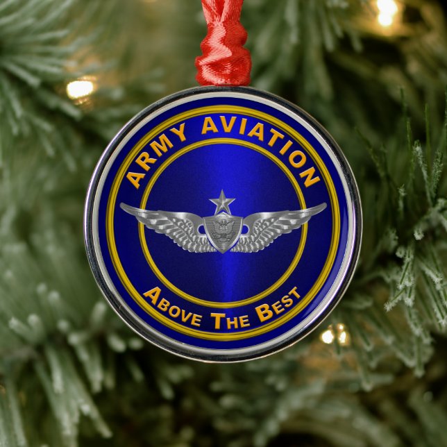 ADORNO METÁLICO AVIACIÓN DEL EJÉRCITO (Árbol)