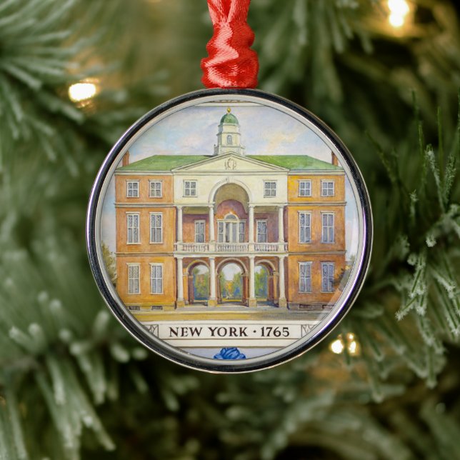 Adorno Metálico Ayuntamiento de Nueva York 1765 (Árbol)