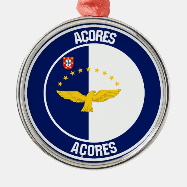 Adorno Metálico Azores Round Emblem (Frente)