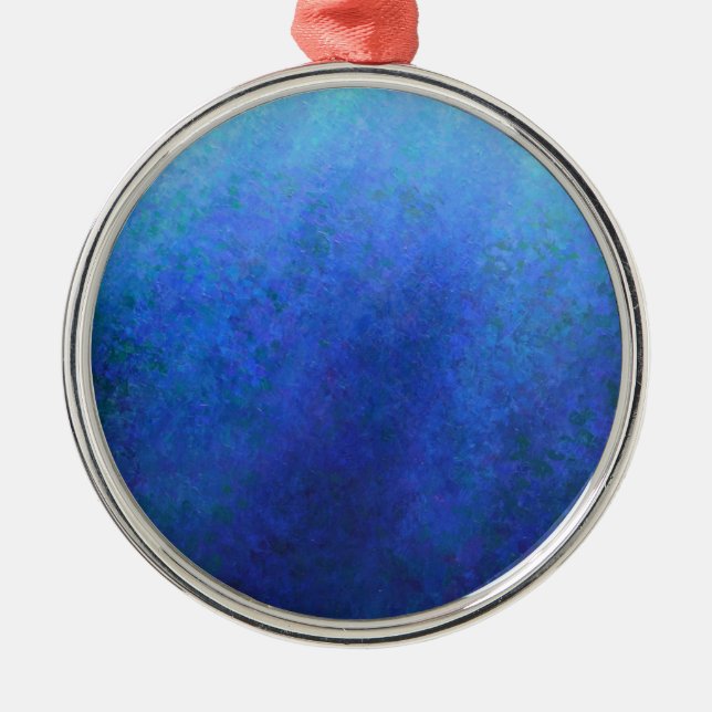 Adorno Metálico Azul grande (Frente)