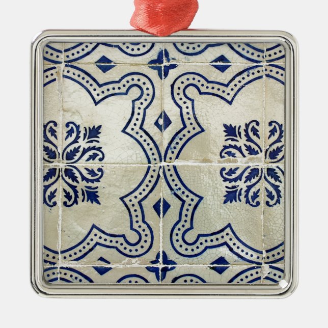 Adorno Metálico Azulejos, Portuguese Tiles (Frente)