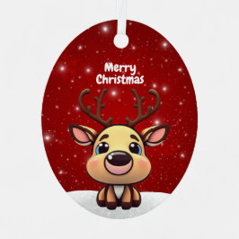 Adorno Metálico Baby Deer, Fawn, Doe 🦌 🎄Cute Merry Christmas