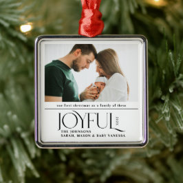 Adorno Metálico Babys primer anuncio de cumpleaños alegre de Navid