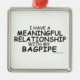 Adorno Metálico Bagpipa de relación significativa