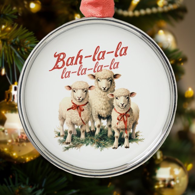 Adorno Metálico Bah La La Cute Navidades Retro (Subido por el creador)