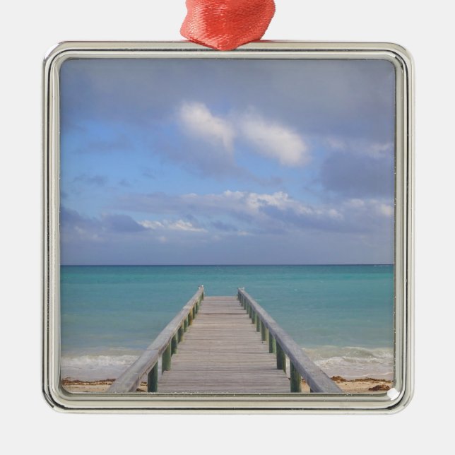 Adorno Metálico BAHAMAS, Isla Grand Bahama, Lado Este: (Frente)