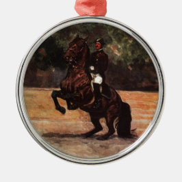 Adorno Metálico Bahía Lipizzaner Levade