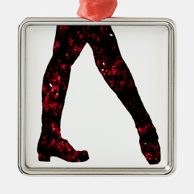 Adorno Metálico Bailarín irlandés (Frente)