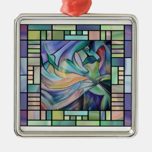 Adorno Metálico Bailarina Belly de Medio Oriente con velos pastele