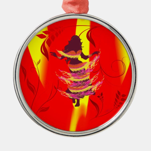 Adorno Metálico Bailarina *Rayjii* (Frente)