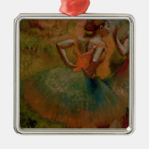 Adorno Metálico Bailarines de Edgar Degas el que llevan las