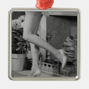 Adorno Metálico Baile de la mujer