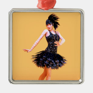 Adorno Metálico Baile Flapper Vintage