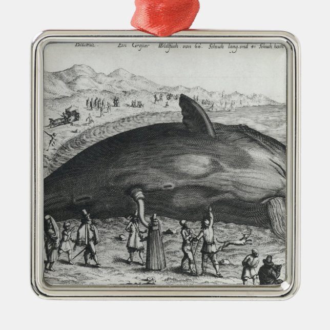 Adorno Metálico Ballena muerta (Frente)