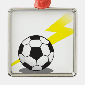 Adorno Metálico Balón de fútbol con el rayo