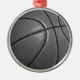 Adorno Metálico Baloncesto de escala de grises