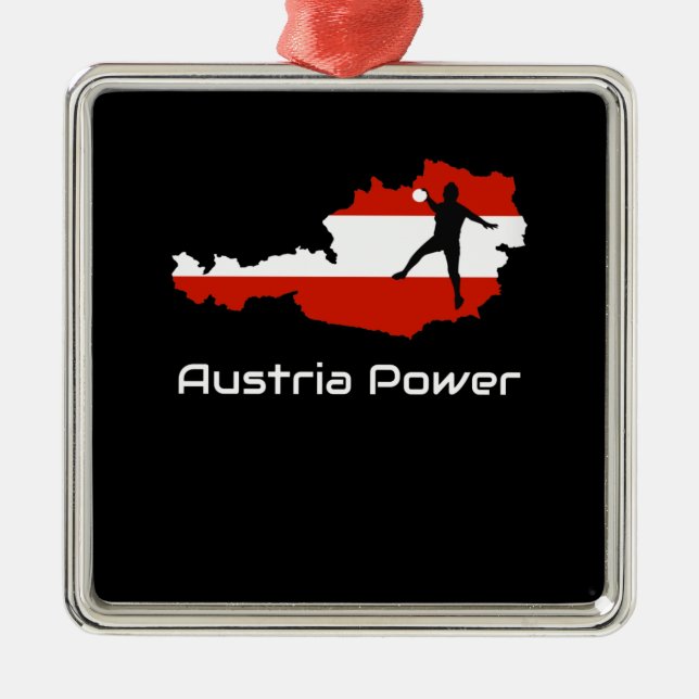Adorno Metálico Balonmano - Camisa Austria Power Austria (Frente)
