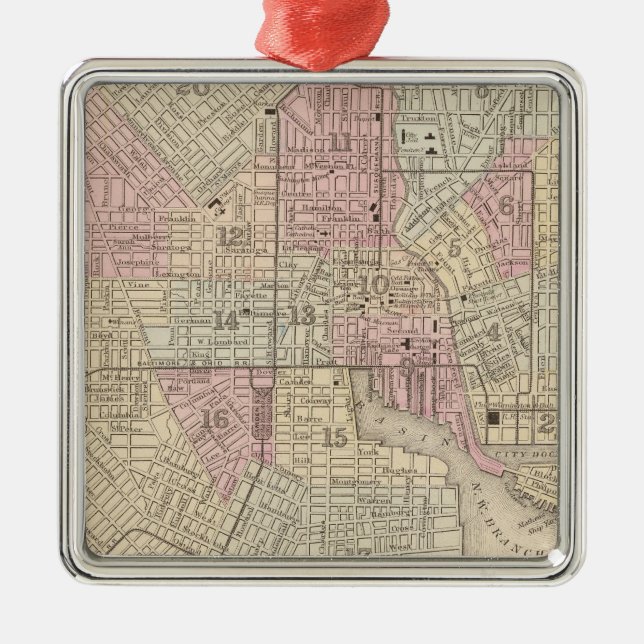 Adorno Metálico Baltimore 4 (Frente)