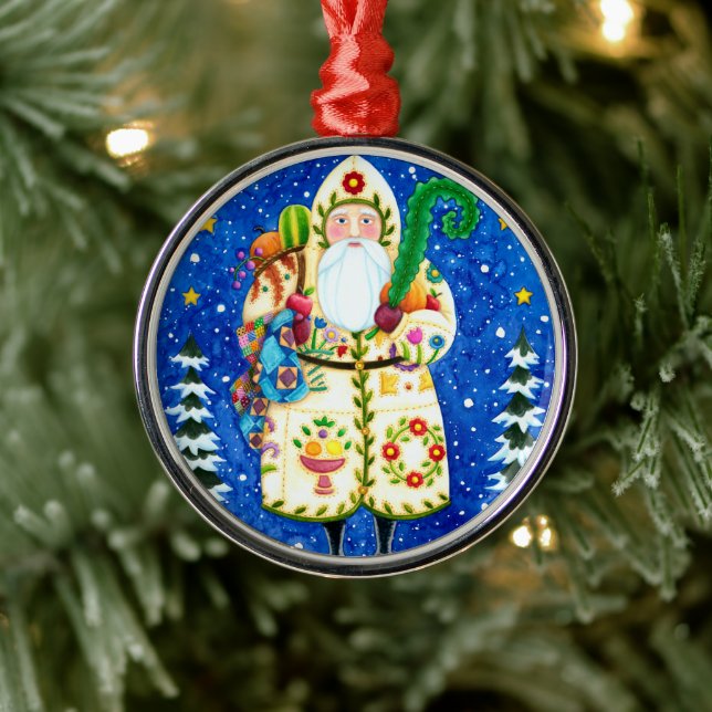 ADORNO METÁLICO BALTIMORE PRIMITIVO DE NAVIDAD DE PADRE CALIENTE (Árbol)