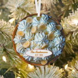 Adorno Metálico Banana Cream Pie Baker Personalizado