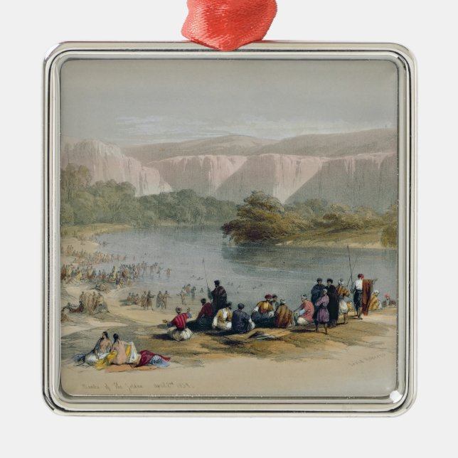 Adorno Metálico Bancos del Jordán (Frente)