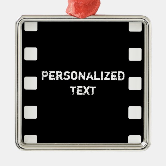 Adorno Metálico Banda de película / Nombre personalizado de pelícu (Frente)