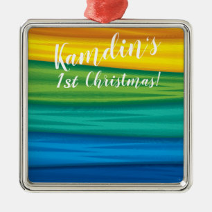 Adorno Metálico Bandera arcoiris lgbtq personalizada lesbiana gay