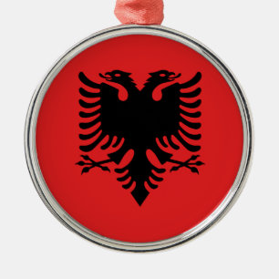 Adorno Metálico Bandera de Albania