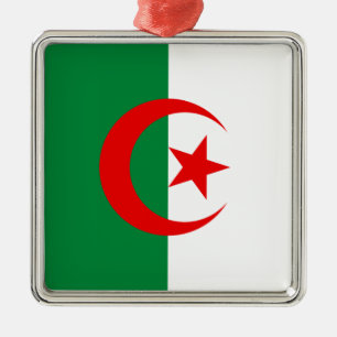 Adorno Metálico Bandera de Argelia