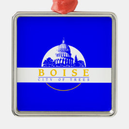 Adorno Metálico Bandera de Boise (ciudad de Idaho)