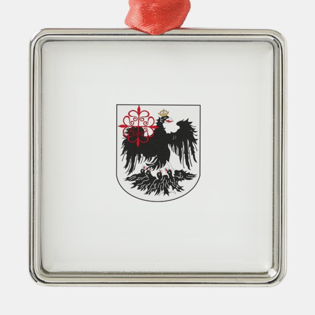 Adorno Metálico Bandera de Buenos Aires (Argentina) (Frente)