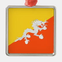 Bandera de Bután (Bután) (dragón trueno)