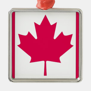 Adorno Metálico Bandera de Canadá